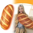 thumbnail image 1 of BKER Bread Shaped Heating Doll With Removable Inner Insert Suitable For Children And Adults Size: 15.7 Inches Or 23.6 Inches, 1 of 7