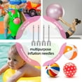 thumbnail image 5 of Gixusil 10Pcs Air Pump Needle, Dual-Port Inflation Needles, Air Inflation Needle for Football Basketball Soccer Ball Volleyball Rugby Balls and Other Sports Balls Replacement Needles, 5 of 6