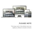 thumbnail image 7 of Davulos 7 Piece Bed in a Bag Stripe Comforter Set Queen Size White Grey Navy Patchwork Striped Comforter and Sheet Set, All Season Soft Microfiber Complete Bedding Sets, 7 of 7
