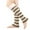 Khaki, variant on Leg Warmers for Women 80s Y2K Ribbed Striped Leg Warmer Fleece Plush Trim Knitted Christmas Holiday Socks Winter