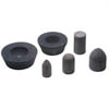 CGW Abrasives Resin Cones and Plugs, 2 1/2 in Dia, 3 in Thick, 24 Grit, Aluminum Oxide - 1 EA (421-49029)