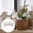 thumbnail image 4 of 6pcs hojas artificiales decorativas hojas de navidad decoración escena diseño accesorios, 4 of 6