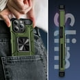 thumbnail image 4 of Designed for iPhone 14 Pro Back Case, 360 & 180 Degree Rotatable Kickstand Armor Design Ultra Shockproof Drop Protective Heavy Duty Luxury Anti-falling for iPhone 14 Pro, Olivegreen, 4 of 7