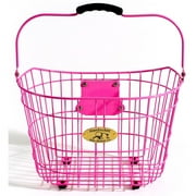 Nantucket Surfside Wide Slat Wire Handlebar Basket with Quick Release