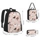 thumbnail image 2 of Easygdp Funny Chicken Mochila para Niños y Niñas con Set de Caja de Almuerzo y Estuche para Lápices 3 en 1, Mochila Escolar Estampada para Adolescentes, 2 of 7
