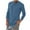 Mens Shirts Blue, variant on Casual T Shirts for Men with Pocket Long Sleeve Button Crewneck T-Shirts Mens Basic Solid Pullover Slim-Fit Loungewear Athletic Workout Tees Tops