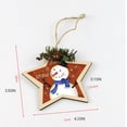 thumbnail image 4 of Bewildely Letrero de para colgar en Navidad, puerta decorativa, ventana, arte de dibujos animados coloridos, artesanía, favores de fiesta, Kits de decoración para fiestas Tipo 5 Bewildely HA063944-05, 4 of 6