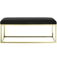 thumbnail image 4 of Modway Anticipate Fabric Bench in Gold Black, 4 of 5