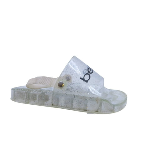 

Pre-owned Bebe Girls Clear Sparkle Sandals size: 5 Toddler