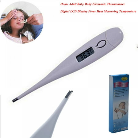 Home Human Adult Baby Body Electronic Thermometer Digital LCD Display Fever Heat Temperature (Best Body Temperature For Baby)
