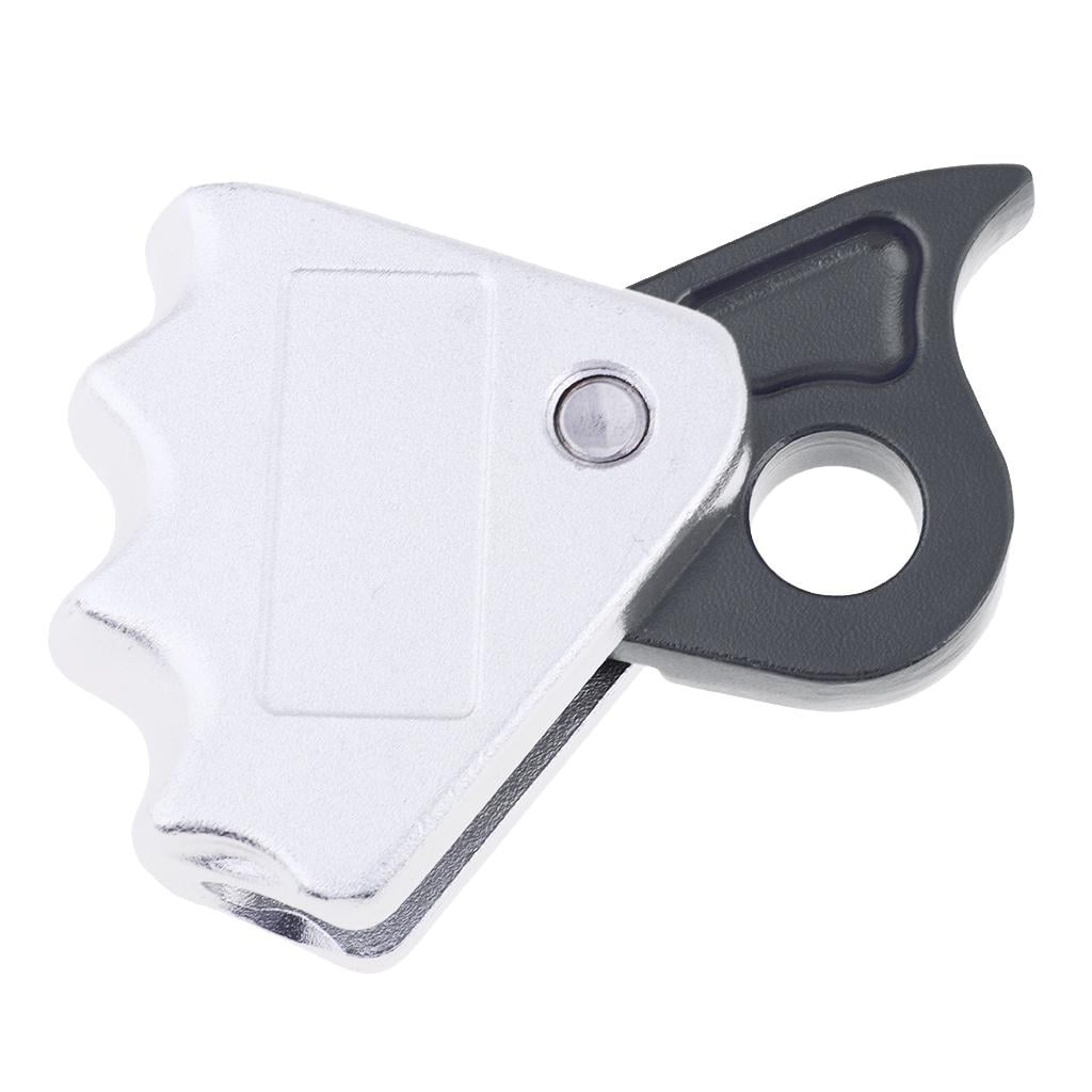 Nishiyuenyi 15KN Outdoor Climbing Rope Grip Protection Bracket for 9mm to 12mm Lifeline Rope Grey