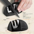 thumbnail image 4 of NutriChef 17-Piece Kitchen Precision Knives Set - Versatile Stainless Steel Knife Set with Blockstand , Ideal for Cutting, Slicing, Chopping, and Dicing, 4 of 8