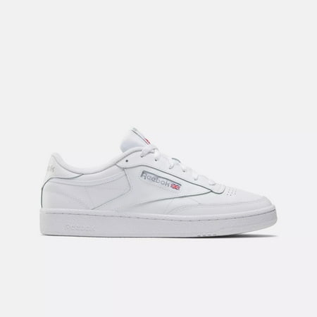 Reebok AR0455: Men's Club C 85 Fashion International-White/Sheer Grey Sneaker (10 D(M) US Men)
