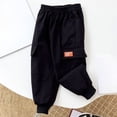 thumbnail image 2 of Kogui Infant Pants Boys' School Uniform Twill Pants, Flat Front & Comfortable Waistband 2T 3T (Black,2-3 Years), 2 of 7