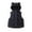 Black, variant on Zshosam Toddler Vest Girl Toddler Girls Ruffle Puffer Vest Button Sleeveless Padded Gilet Winter Cute Jackets Outwear Size 18 24 Months,(Red 18-24 Months)
