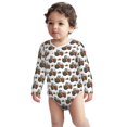 thumbnail image 2 of Xecao Cartoon Tractor Print Baby unisex-baby Cotton Long-sleeve Bodysuits-12 Months, 2 of 6