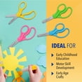 thumbnail image 4 of Tijeras para niños Westcott de 5" con punta roma de seguridad, paquete de 2, 4 of 9