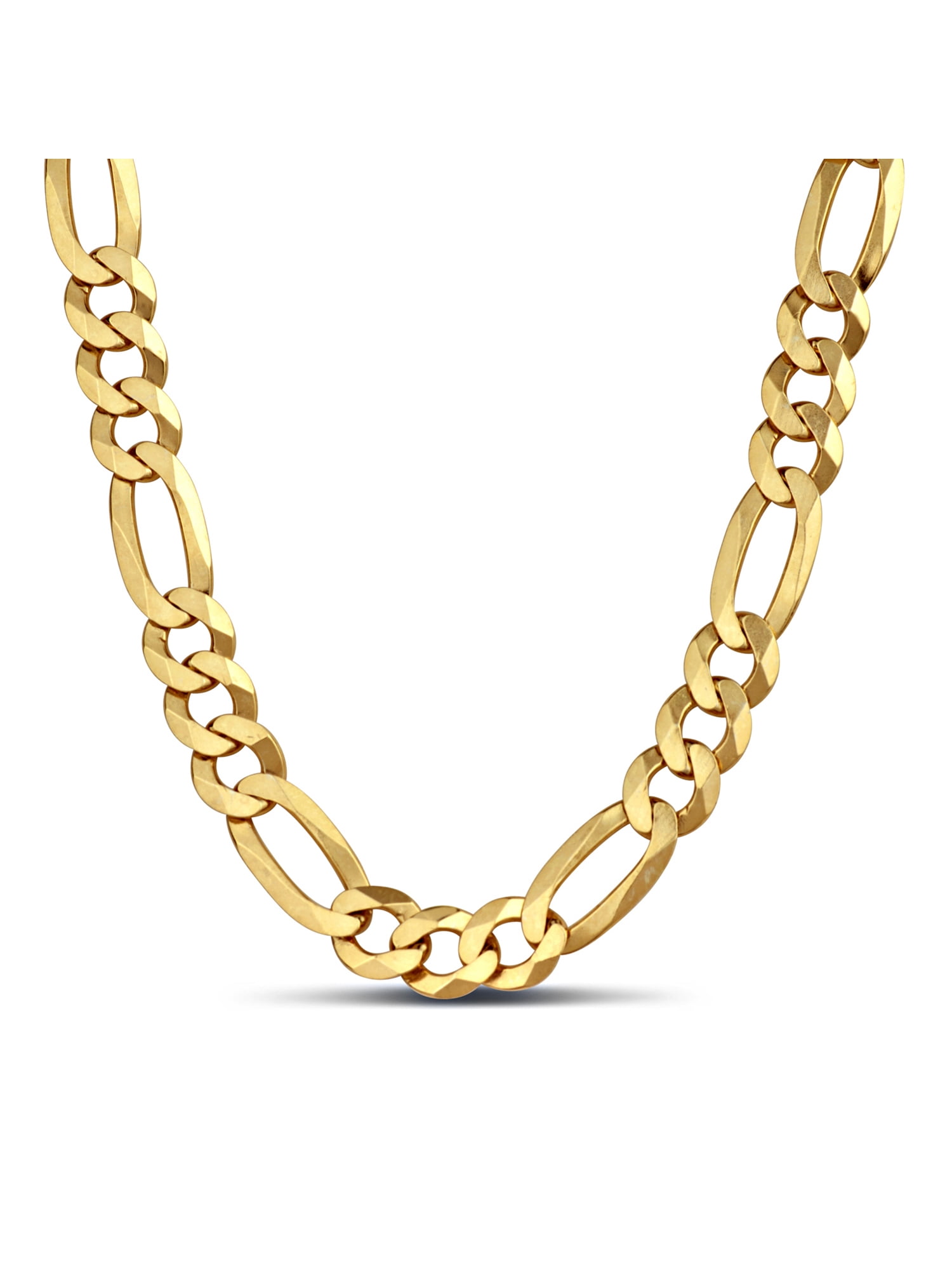 Mens 18K Yellow Gold GP 9MM Solid Link Chain Necklace Bracelet Stunning Gift 