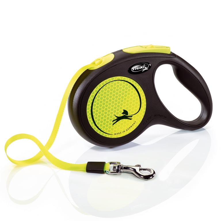 Flexi New Neon Medium Tape Retractable Dog Leash, 16 ft photo 1