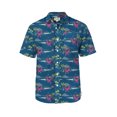 thumbnail image 3 of Camisa hawaiana de gran oferta de verano para hombre, camisas de playa con estampado divertido de hojas de surf en 3D para hombre, blusa genial de gran tamaño, ropa de calle, 3 of 5