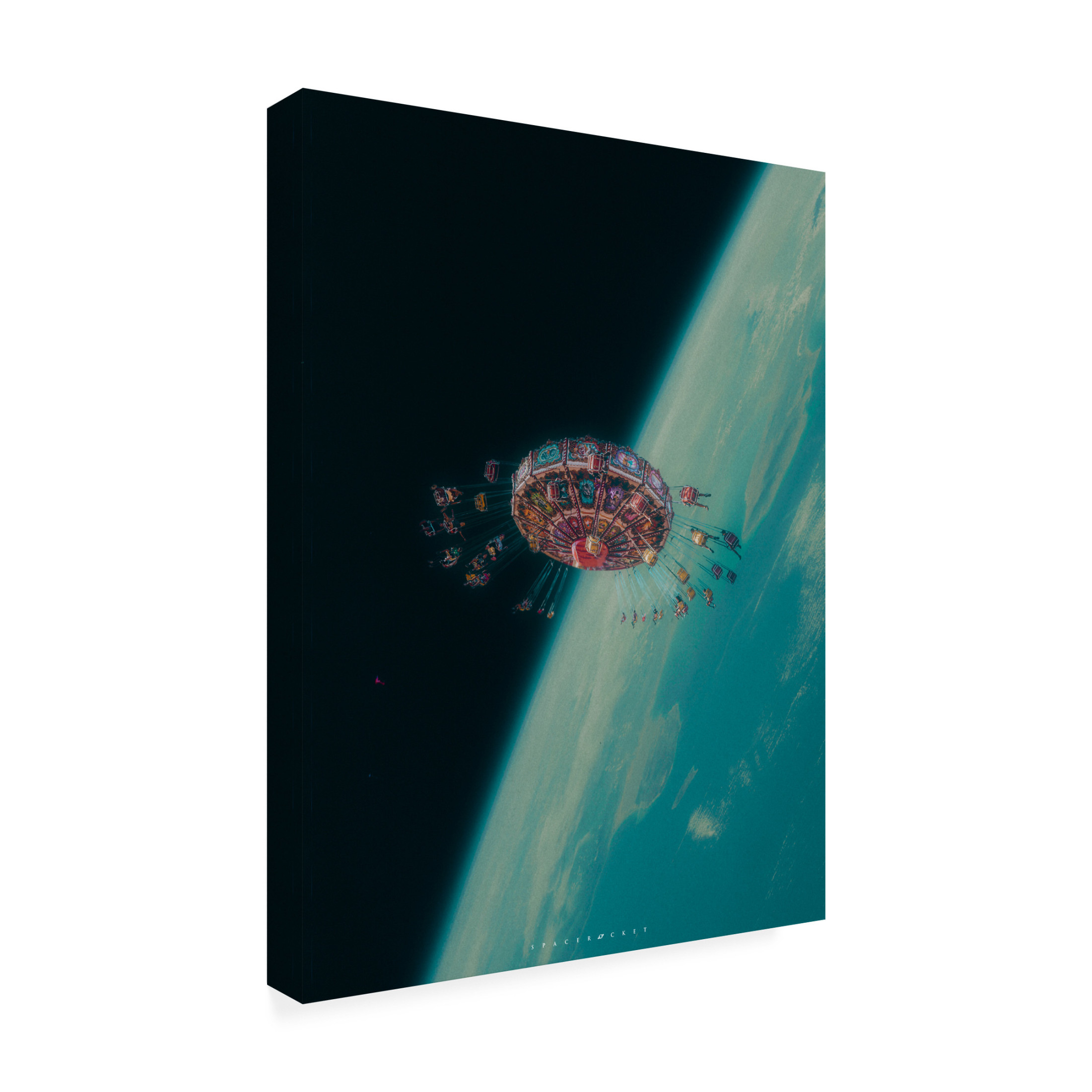 Trademark Fine Art spacerocket art 606 Canvas Wall Art