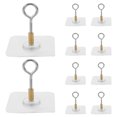 thumbnail image 1 of HEALEEP 10 Pcs Crochets de Plafond en Acier Inoxydable Autocollants Solides Sans Perçage Crochets Suspendus pour Extérieur Intérieur, 1 of 8