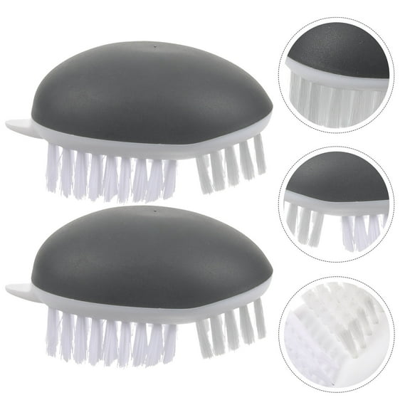 HEALEEP 2-Pack Vegetable and Fruit Cleaning Brushes with Comfortable Grip, Potato Scrubber for Effective Kitchen Cleaning