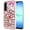 Pink Exquisite Garden Flower, variant on XPM for Samsung Galaxy A17 5G Phone Case, Bling Crystal 3D Full Diamonds Luxury Sparkle Rhinestone Hybrid Protective Cover for Galaxy A17 (Silver Swan Crown)