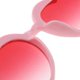 thumbnail image 3 of Gafas de sol de amor en forma de gafas de estilo retro vintage para mujer Rosado, 3 of 5