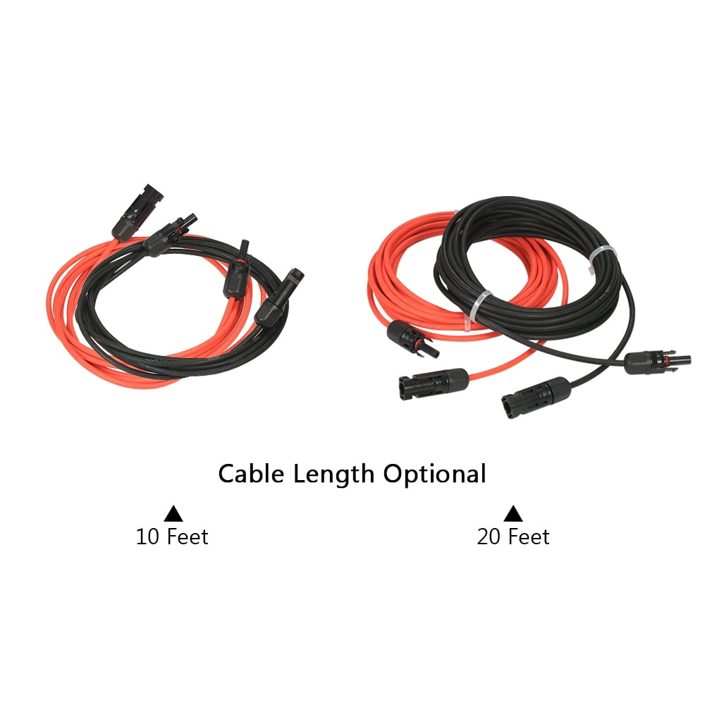 Rallonge Panneau Solaire 10AWG 10 Mètres Connecteurs Femelle/mâle - PFCTART Neuf