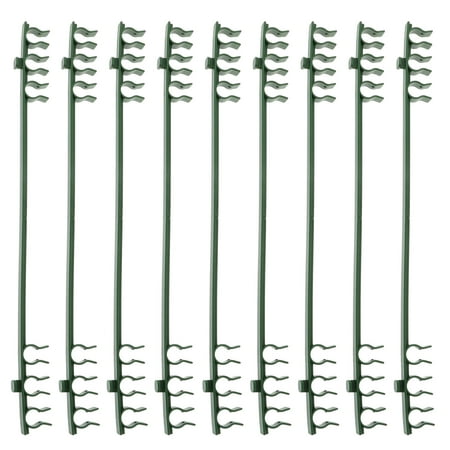 Frcolor 50pcs Expandable Trellis Plastic Plant Support Connectors For Plant Stakes