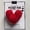 A, variante sur Carte de Vœux en Forme de Cœur Crochetée Transmettant Affection et Chaleur Ambiance Festive pour Couples et Êtres Chers