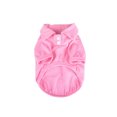 thumbnail image 2 of Flmtop Pet Shirt Lapel Design Sweat-absorbent Solid Color Dog Two-legged T-shirt for Summer Pink, 2 of 9