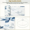 thumbnail image 4 of Lampshades 2 Pack floral blue flowers white hand painted watercolor 13"x13"x10" Light Shade for Table Lamps Floor Lamps Drum Lamp Shades Lampshade Replacement Easy Assembly, 4 of 8