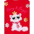 thumbnail image 2 of Holiday Time Girls Long Sleeve Christmas Sweater, Sizes 4-18 & Plus, 2 of 3