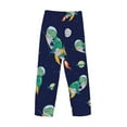 thumbnail image 5 of Disketp Astronaut Dinosaur And Space Men'S Pajama Pants - Ultra Soft Fleece Sleep And Lounge Pants (Size: S-Xxl), 5 of 9