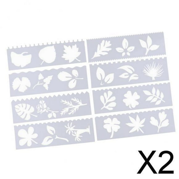 Kit de Plantillas para Organización Creativa 6x8 en Español 2 piezas