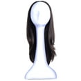 thumbnail image 3 of Onedor 23" Curly Hair Women Ladies 3/4 Half Wig Premium Japanese Synthetic Premium Japanese High-Temperature Fiber fibers Wigs with Secured Mesh Head Cap (Slightly Curl, R4), 3 of 6