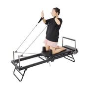 Denest Foldable Pilates Reformer Workout Machine Cardio Fitness Full Body Yoga Reformer