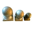 thumbnail image 3 of Accesorios de hierro forjado, tapa esférica de tubo cuadrado galvanizado, accesorios de decoración para barandillas de vallas, 25-150, 3 of 5