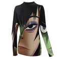 thumbnail image 5 of Gorillaz Women's Sunscreen Shirt Long Sleeve Workout Tops Crewneck Soft Comfy Tees Casual T-Shirt S, 5 of 7
