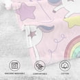 thumbnail image 3 of Coolnut 2 PCS Hand TowelsCute Unicorn 16 x 28 Inch Soft Highly Absorbent Cotton Bathroom Towels for Bathroom Ktichen Travel SPA Gym, 3 of 6