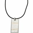 thumbnail image 6 of BLISS by Damiani - "Flash" Stainless Steel & 18K Yellow Gold Diamond Necklace, 6 of 9