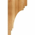 thumbnail image 3 of 4"W x 10"D x 18"H Pescadero Rough Sawn Corbel, Western Red Cedar, 3 of 9
