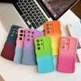 thumbnail image 3 of Case For Galaxy S24 Ultra,Galaxy S24 Ultra Case,Gradient Cute Curly Wave Frame Shape Shockproof Bumper Soft Silicone Protective Phone Case For Samsung Galaxy S24 Ultra 5G,6.8 inch 2024 (Green/Blue), 3 of 17