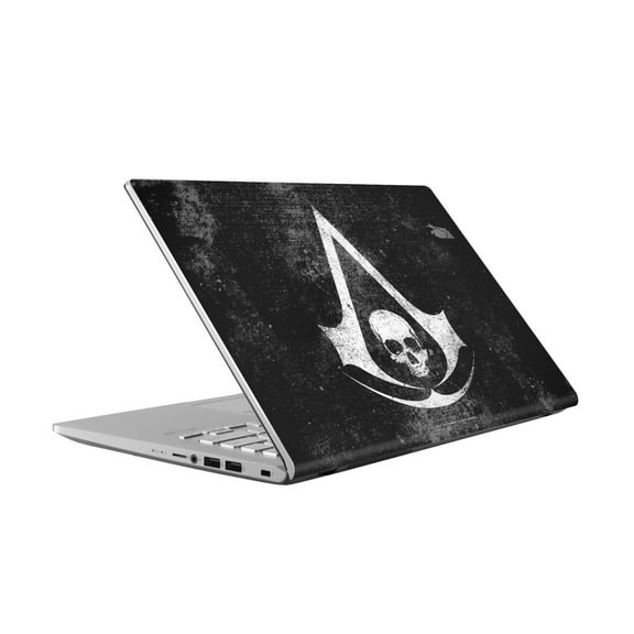Head Case Designs Officially Licensed Assassin's Creed Black Flag Logos Grunge Vinyl Sticker Skin Decal Cover Compatible with Asus Vivobook 14 X409FA-EK555T