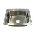 thumbnail image 4 of Transolid K-Ctsb25228-1 Classic 25" Drop In Single Basin Stainless Steel Kitchen Sink -, 4 of 5
