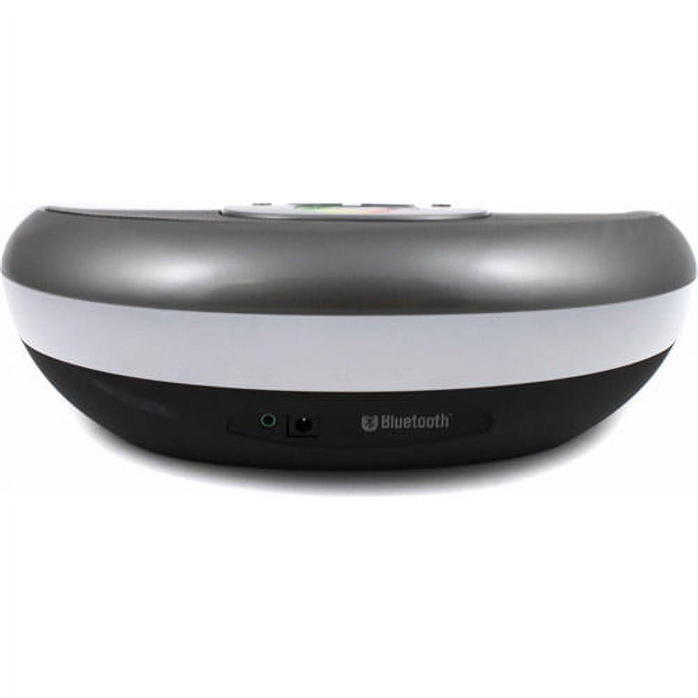 iKanoo BT009 Home Radio Alarm Clock Bluetooth Speaker for Smart Phone/iPod, Silver