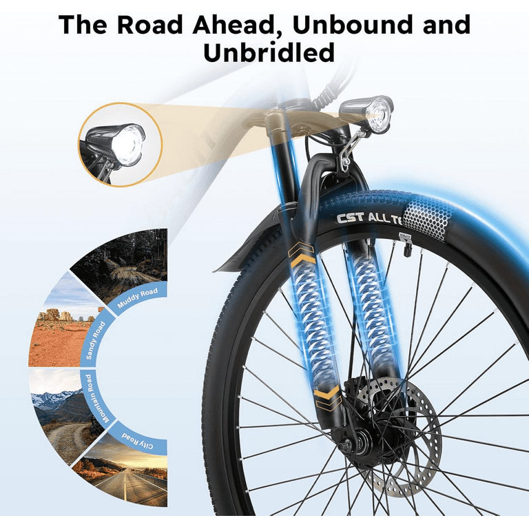 Electric Bike for Adults 500W Motor, 37+ Mile Long Range