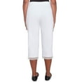 thumbnail image 2 of Alfred Dunner Womens Comfort Allure Embellished Capri Pant, 2 of 4